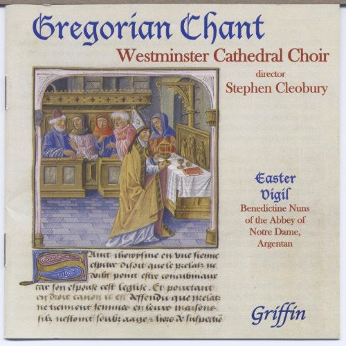 the album cover for Westminster Cathedral Choir - Gregorian Chant