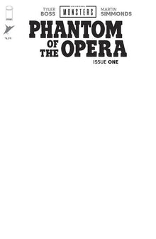 Universal Monsters The Phantom Of The Opera #1 (Of 4) H Blank Sketch Variant (02/25/2026) Image