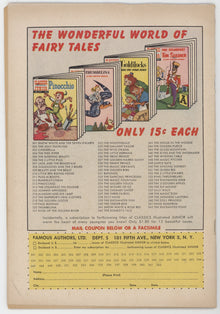 Classics Illustrated Junior 539 Gilberton 1957 VG Enchanted Fish HRN 562