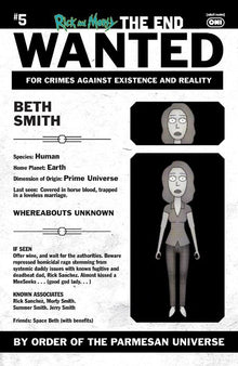 Rick And Morty The End #5 (Of 6) C 1:10 Phil Murphy Most Wanted Variant (04/08/2026) Oni