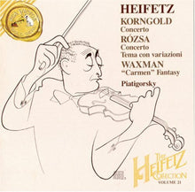 the album cover for Jascha Heifetz - Concertos 21