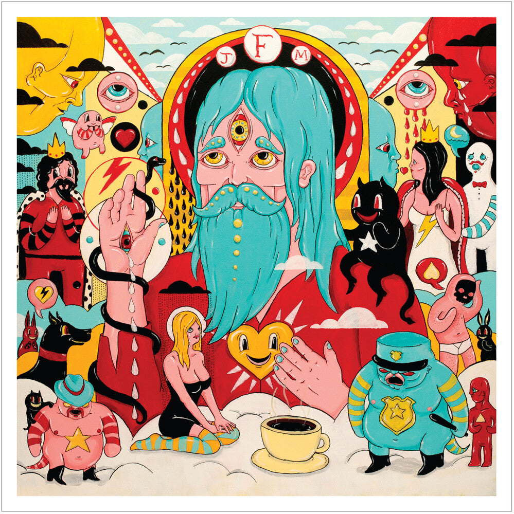 the album cover for Father John Misty - Fear Fun
