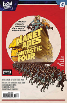 Planet Of The Apes Vs Fantastic Four #4 E Pere Perez Movie Homage Variant (05/27/2026) Marvel