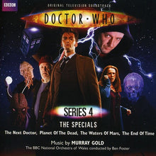 the album cover for Murray Gold - Doctor Who: Series 4: The Specials: (Original Television Soundtrack)
