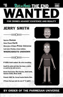 Rick And Morty The End #6 (Of 6) C 1:10 Phil Murphy Most Wanted Variant (05/13/2026) Oni