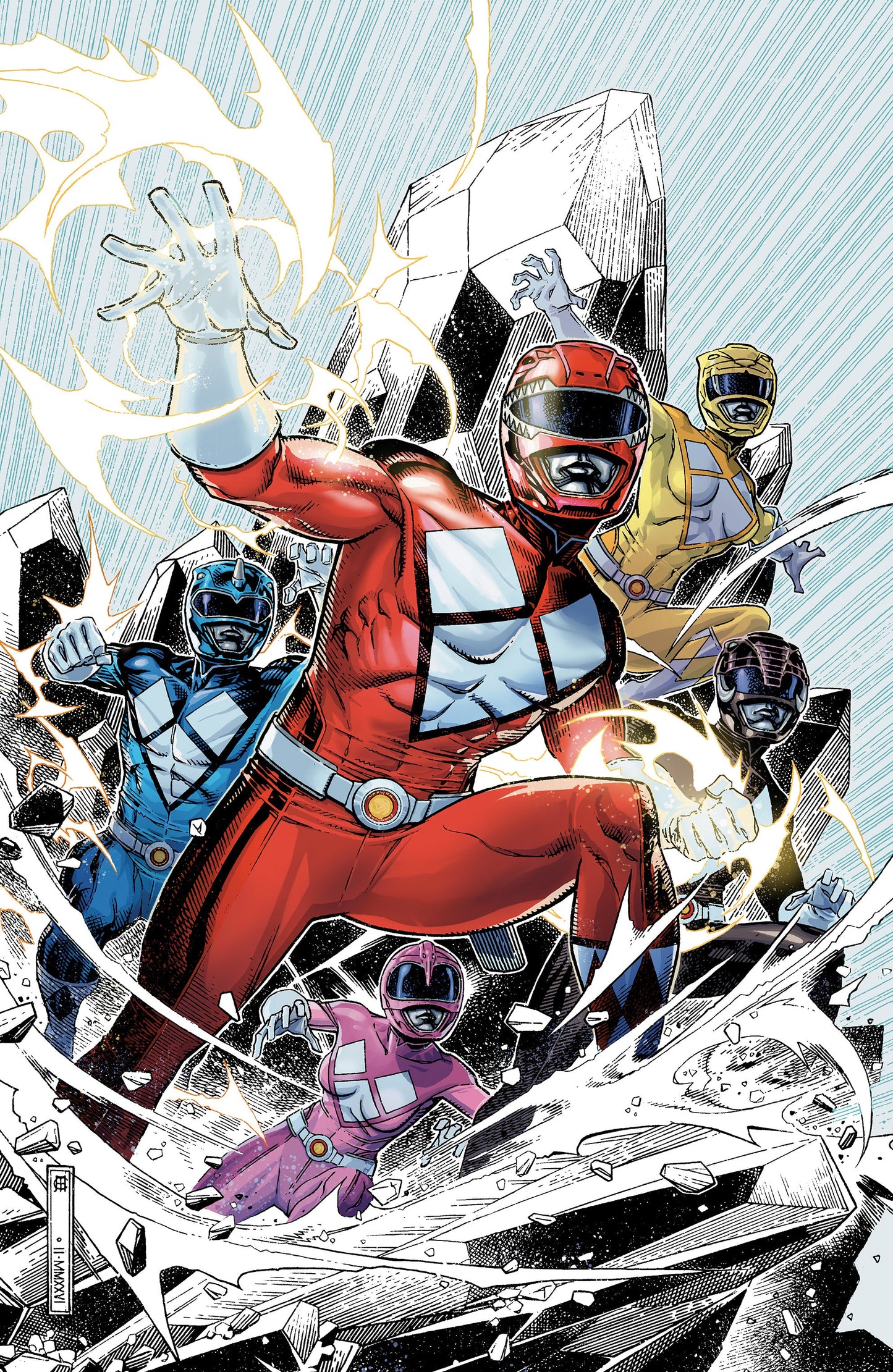 Mighty Morphin Power Rangers (2026) #1 E Foil Variant Virgin Foil Cheung (06/03/2026) Boom