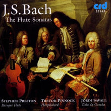 the album cover for Stephen Preston & Trevor Pinno - Flute Sonatas BWV 1013 1030