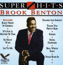 the album cover for Brook Benton - Super Hits