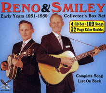 Reno & Smiley - Early Years 1951-1959 Music CD