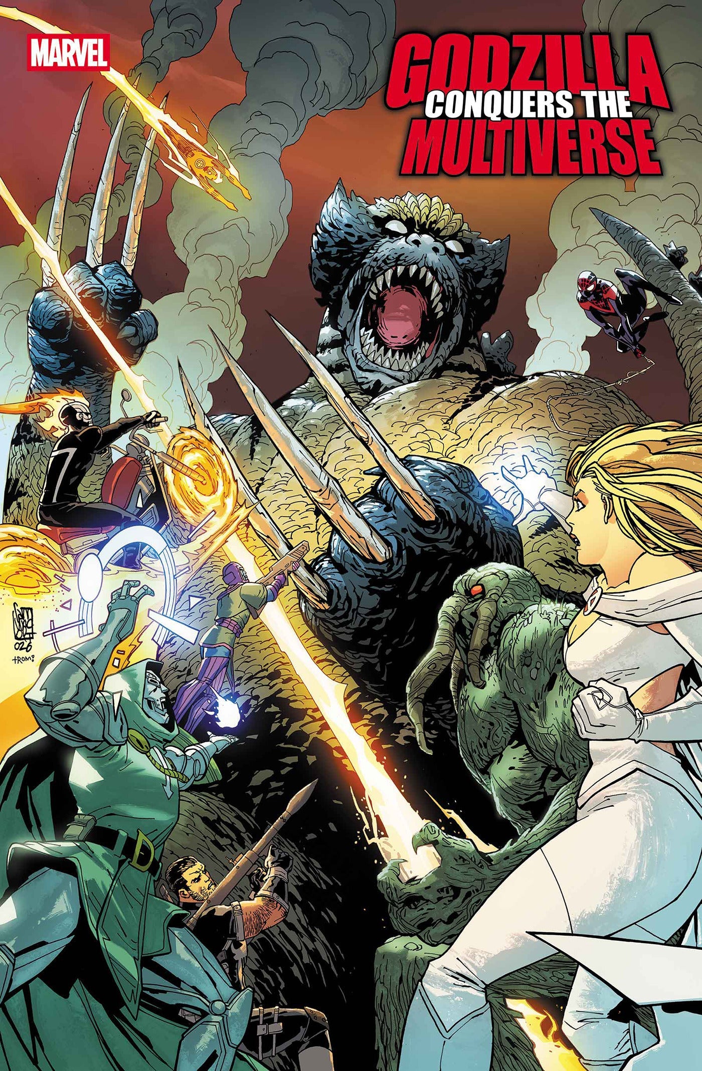 Godzilla Conquers The Multiverse #1 B Giuseppe Camuncoli Variant (07/22/2026) Marvel