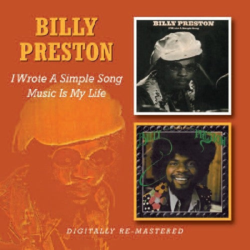the album cover for Billy Preston - I Wrote A Simple Song/Music Is My Life [Import]