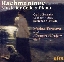 Marina Tarasova - Music for Cello Music CD