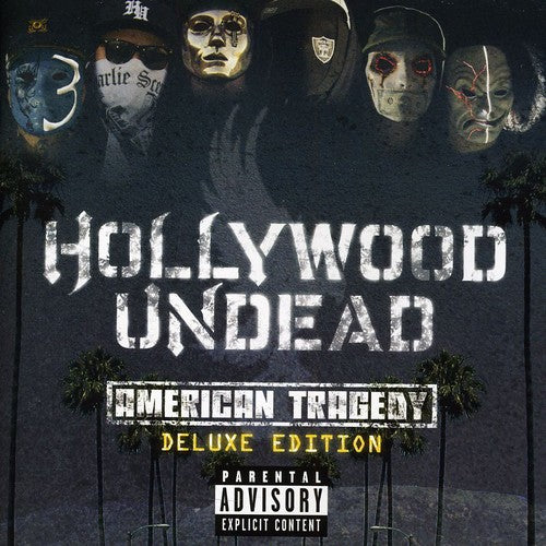 the album cover for Hollywood Undead - American Tragedy: Deluxe Edition [Import]
