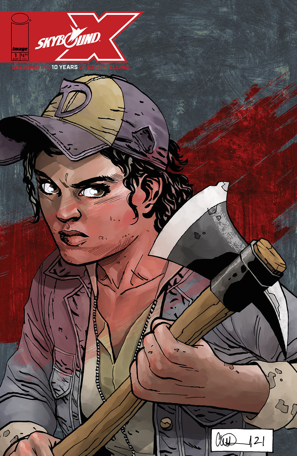 Skybound X #1 D Charlie Adlard Variant (Mr) (07/07/2021) Image