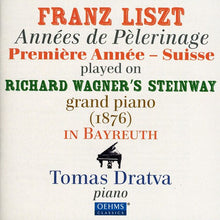 the album cover for Tomas Dratva - Annees de Pelerinage