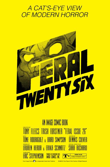Feral #26 B Tony Fleecs & Trish Forstner The Shining Homage Variant (09/23/2026) Image