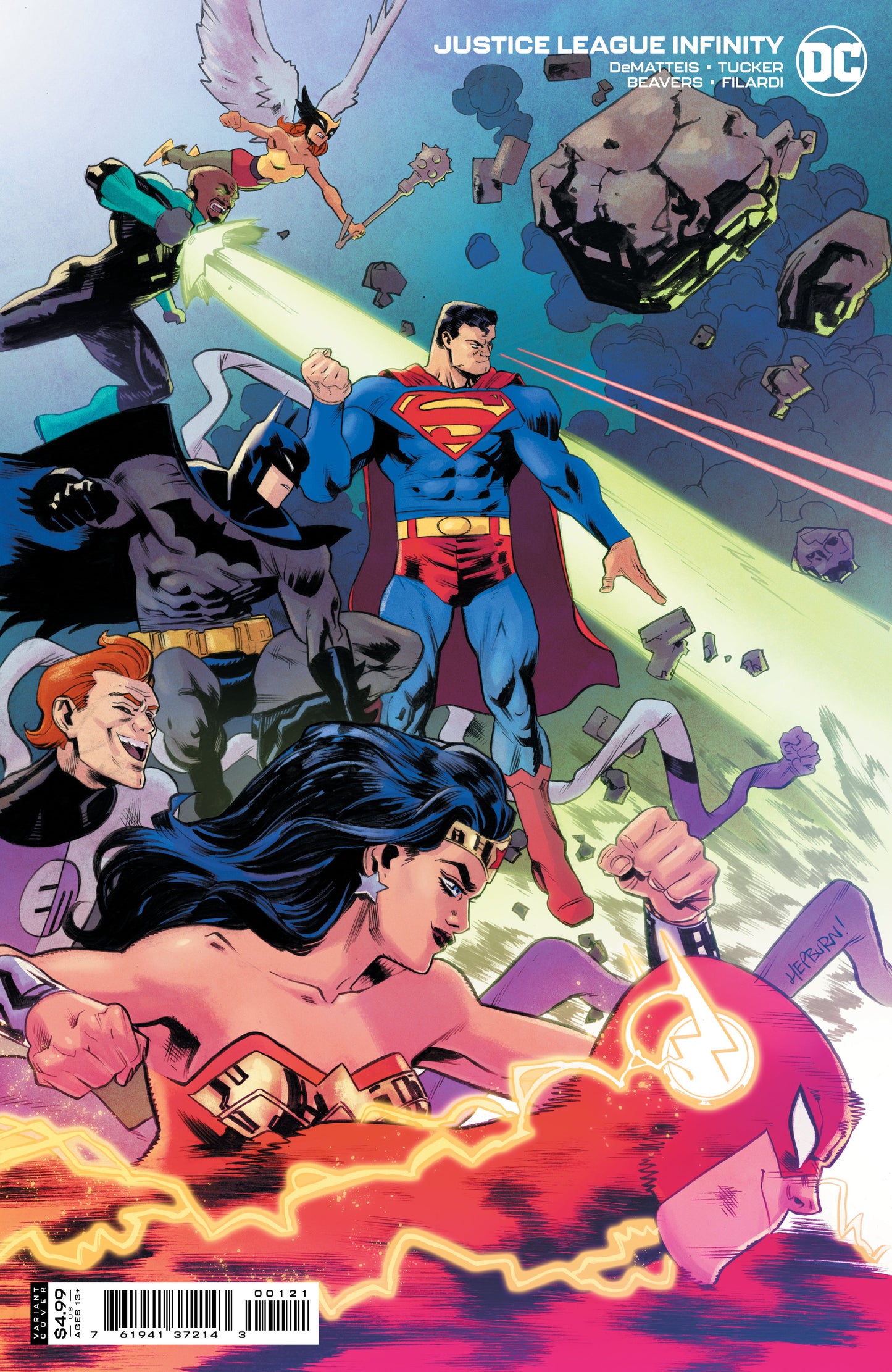 Justice League Infinity #1 (Of 7) B Scott Hepburn Card Stock Variant (07/06/2021) Dc