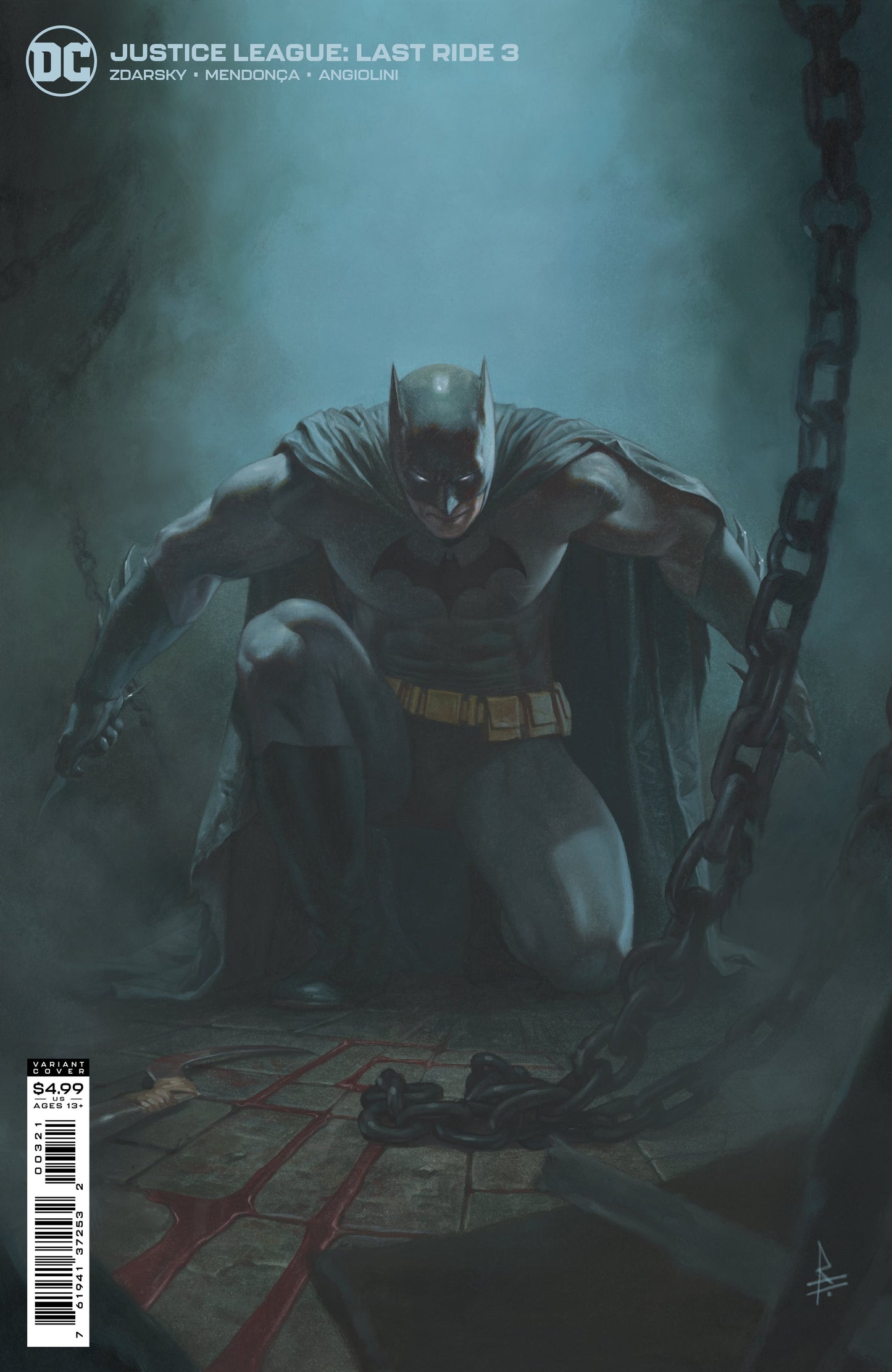 Justice League Last Ride #3 (Of 7) B Riccardo Federici Card Stock Variant (07/13/2021) Dc
