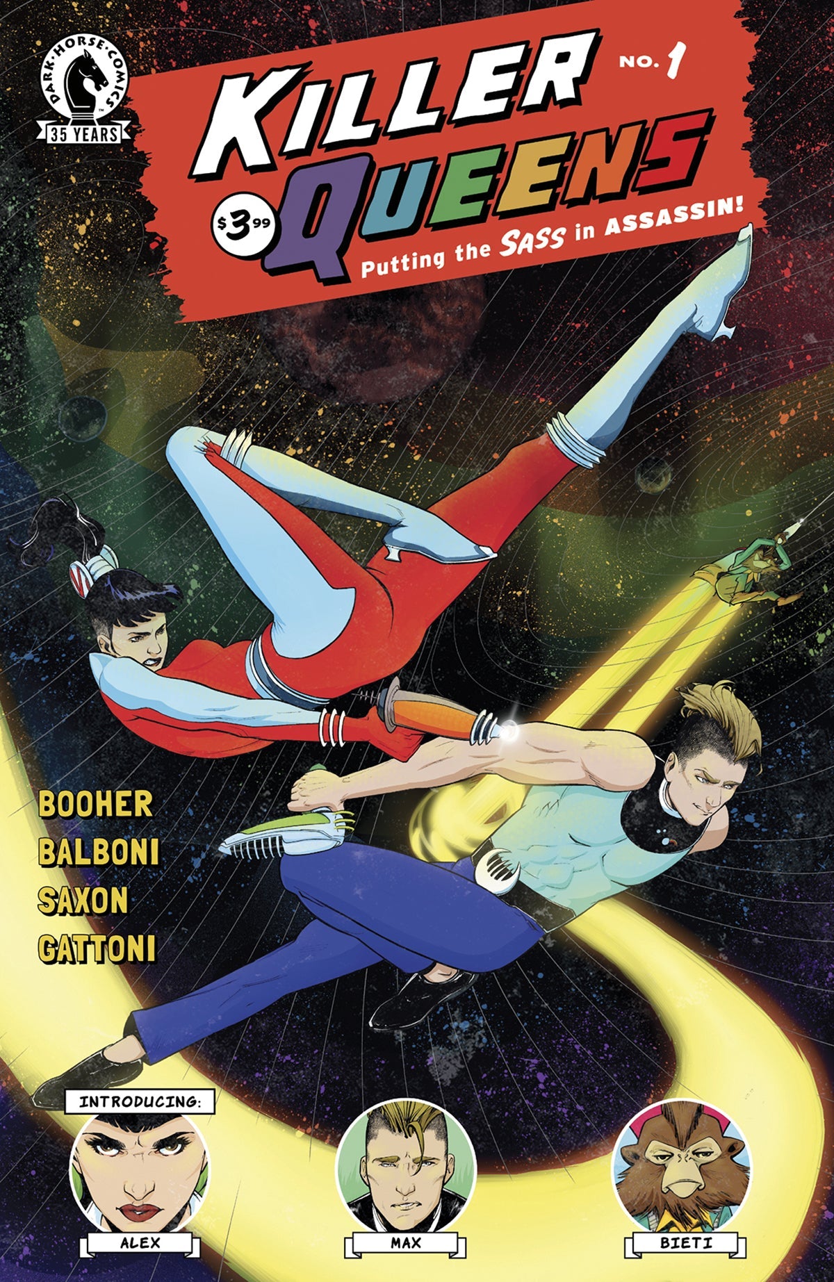 Killer Queens #1 (Of 4) A Claudia Balboni David Booher (08/18/2021) Dark Horse