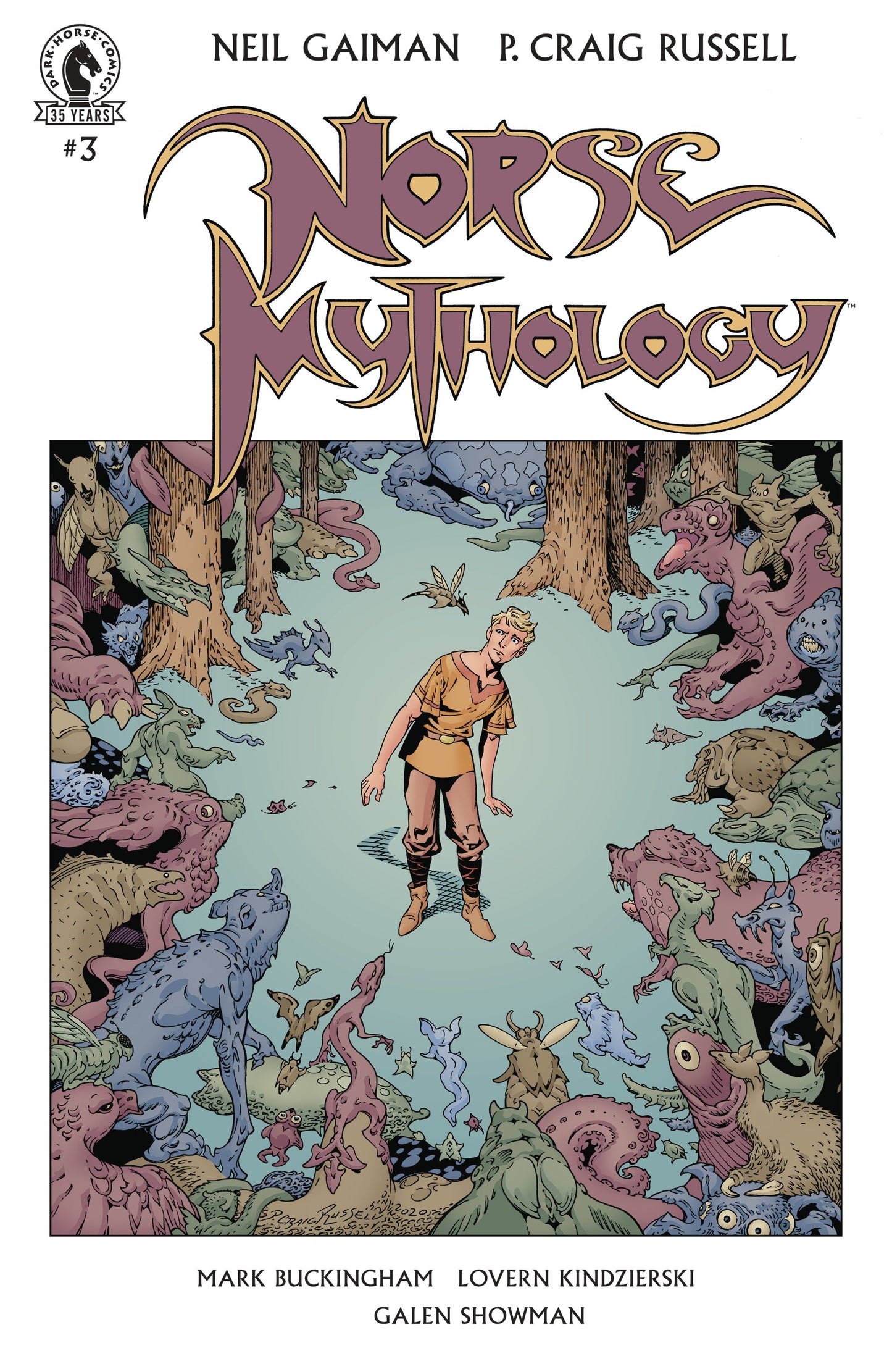 Norse Mythology Ii #3 (Of 6) A Craig Russell Neil Gaiman (Mr) (C: 1-0-0) (08/25/2021) Dark Horse