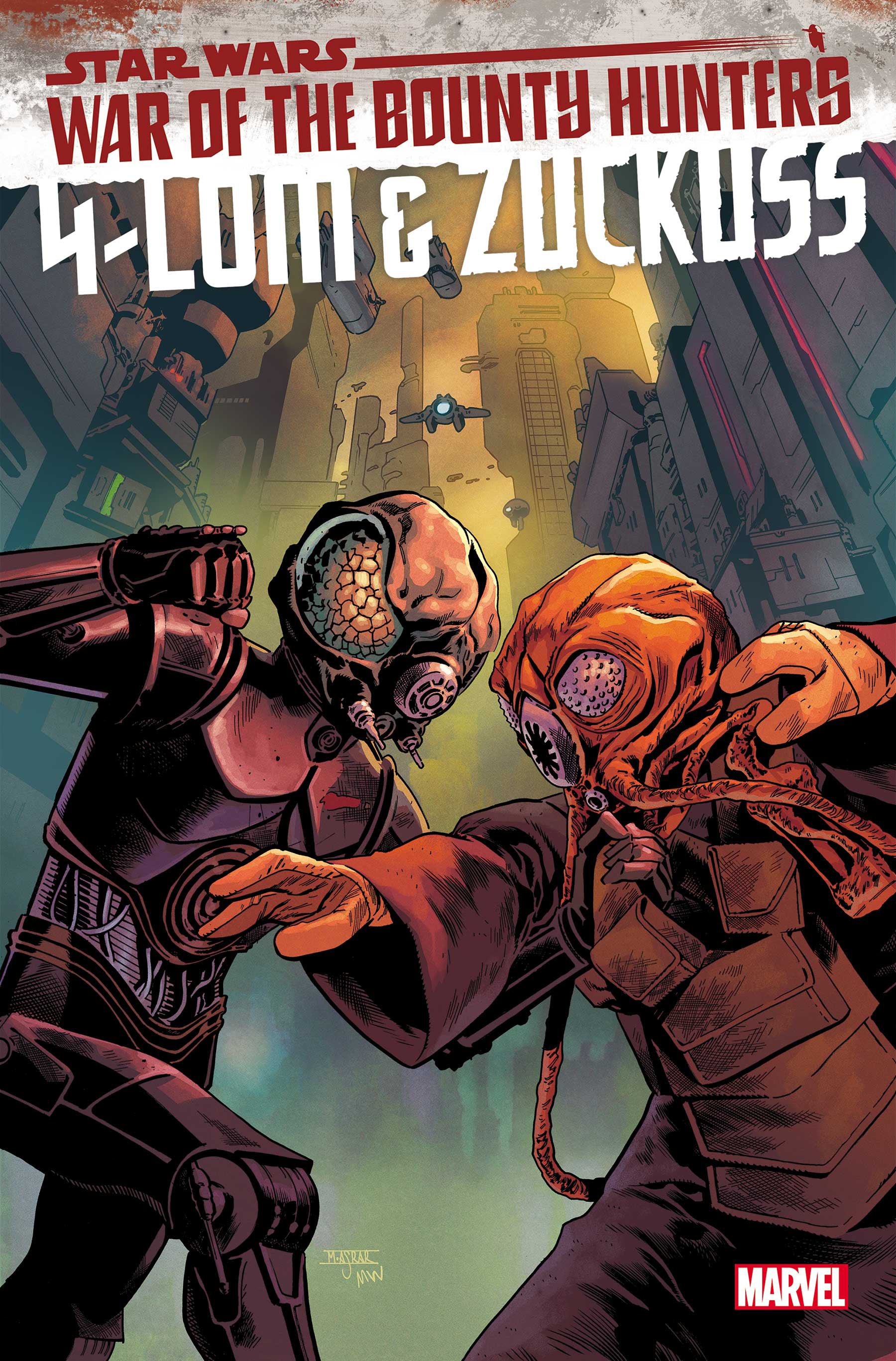 Star Wars War Bounty Hunters 4-Lom Zuckuss #1 A Mahmud Asrar Daniel Jose Older (08/04/2021) Marvel