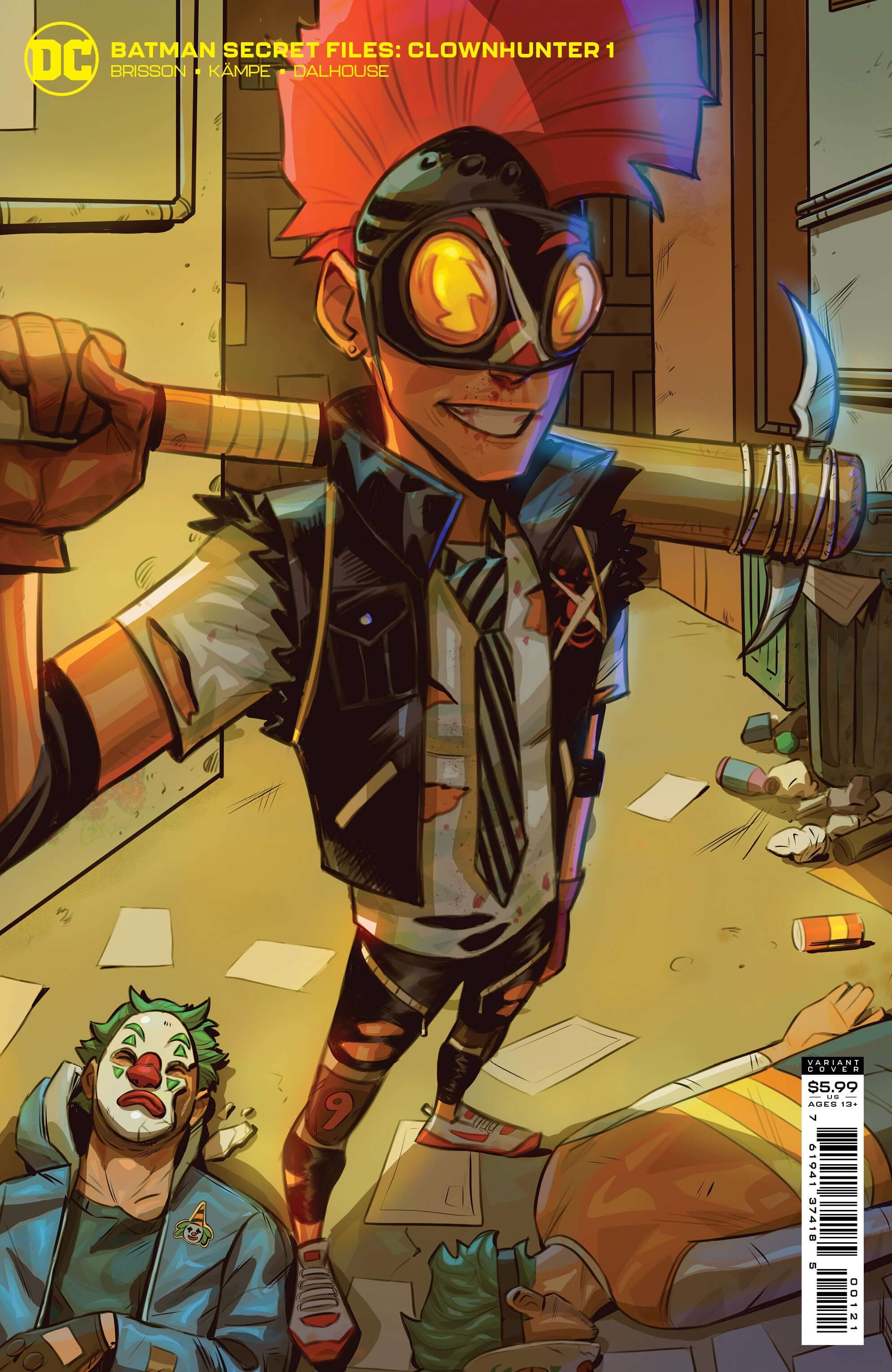 Batman Secret Files Clownhunter #1 (One Shot) B Kofi Ofosu Card Stock Variant (08/17/2021) Dc