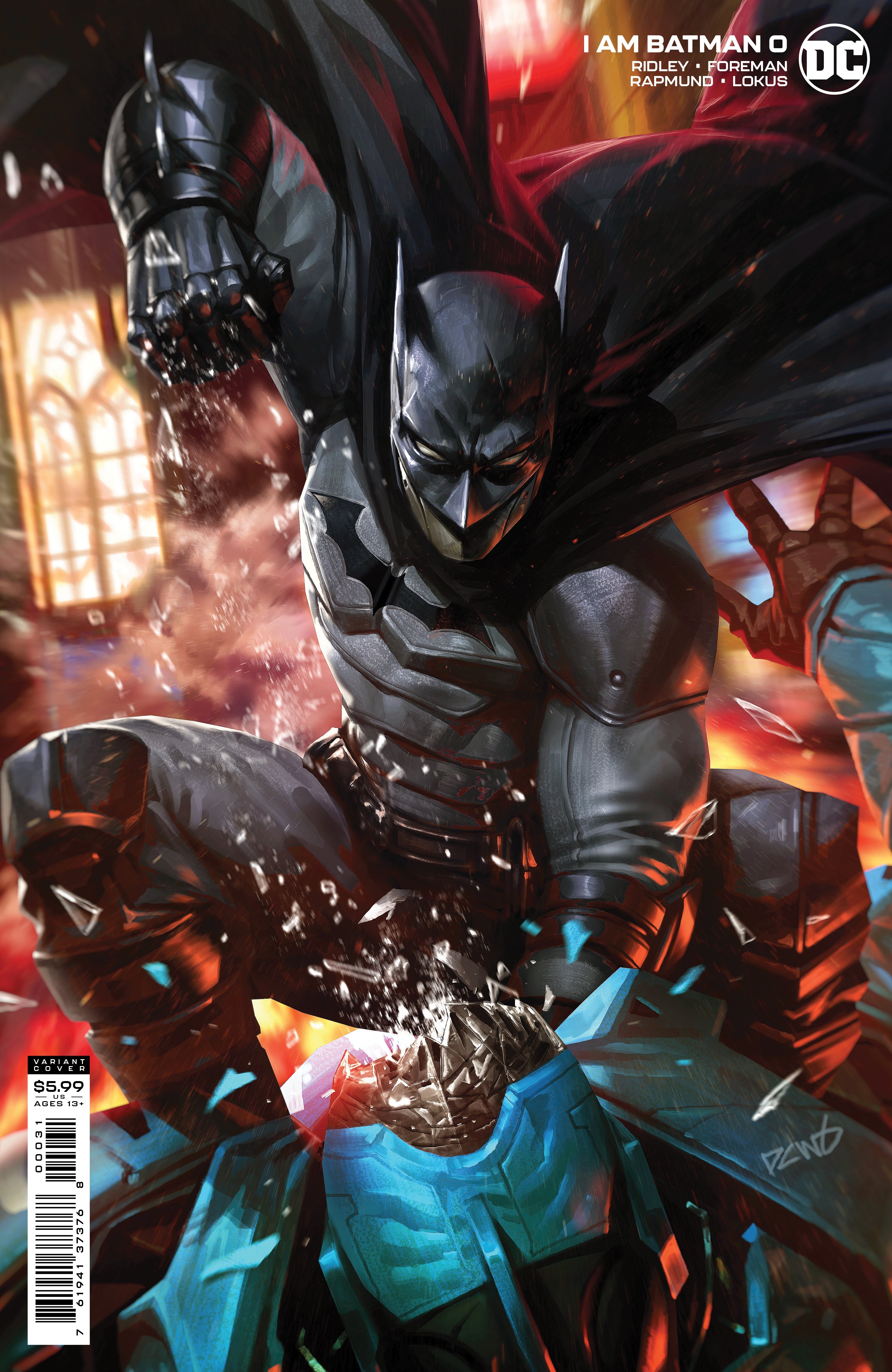 I Am Batman #0 B Derrick Chew Card Stock Variant (08/10/2021) Dc