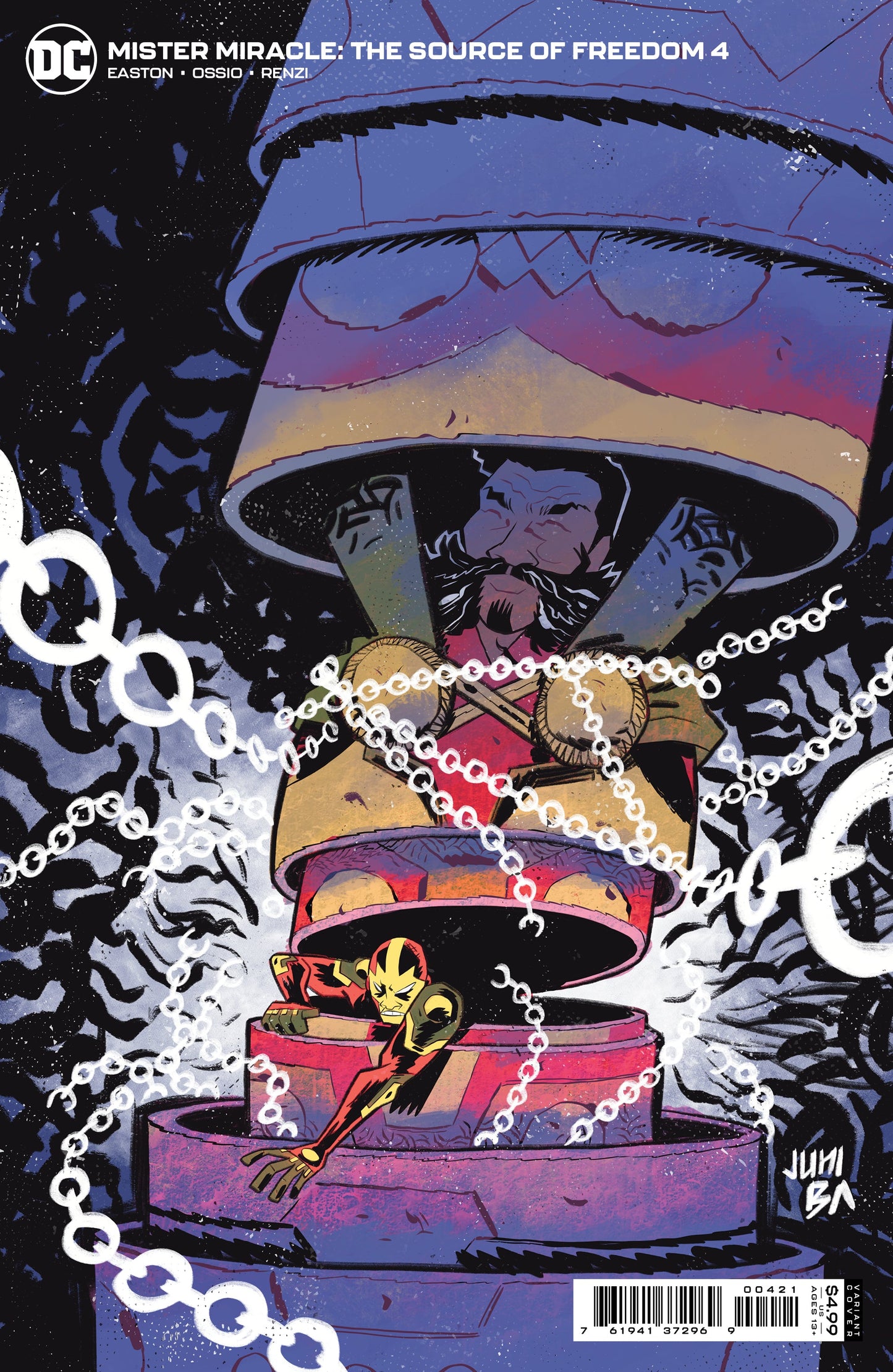 Mister Miracle The Source Of Freedom #4 (Of 6) B Juni Ba Card Stock Variant (08/24/2021) Dc