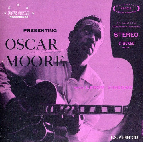 the album cover for Oscar Moore - Presenting Oscar Moore