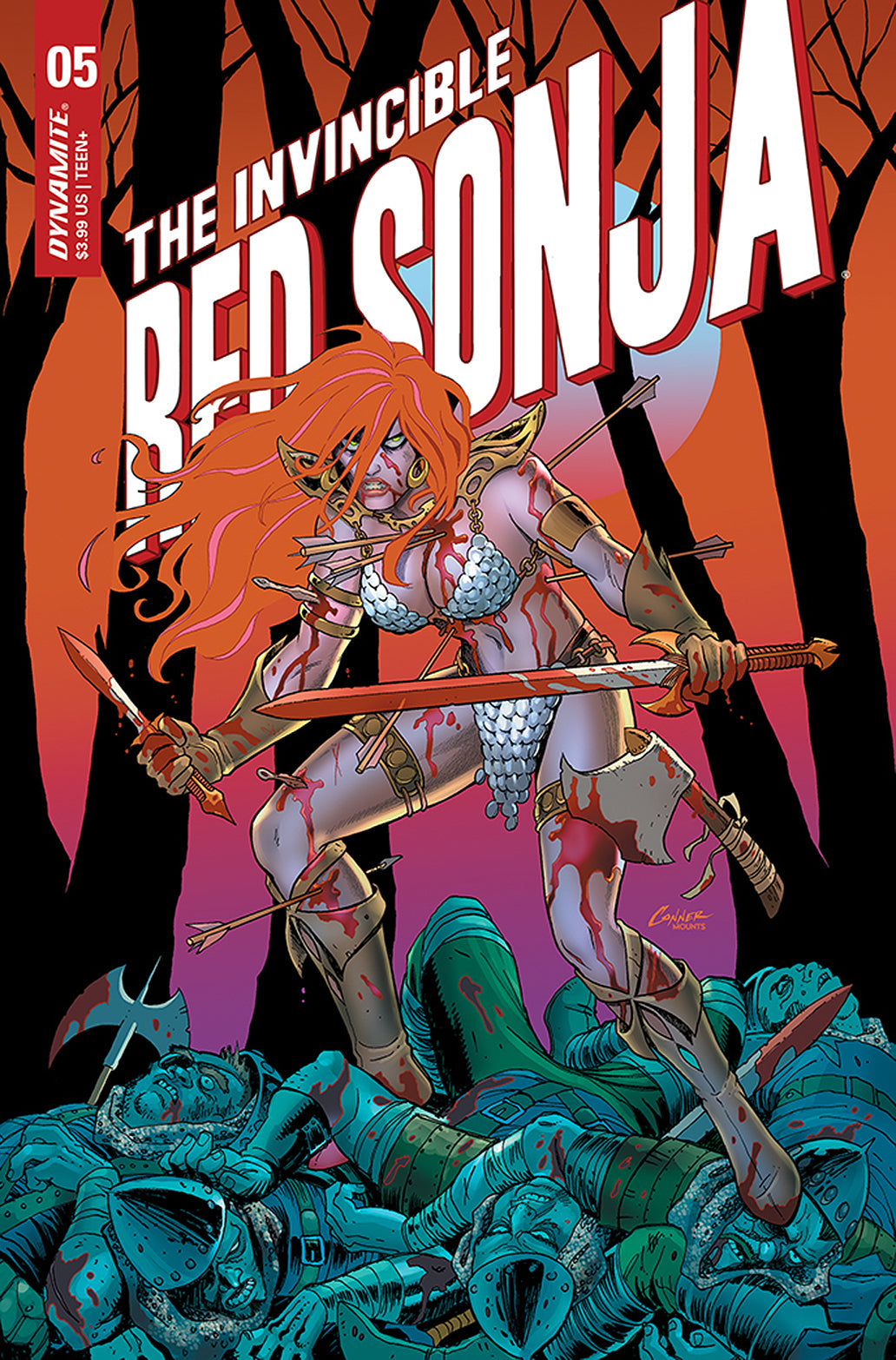 Invincible Red Sonja #5 A Amanda Conner (10/13/2021) Dynamite