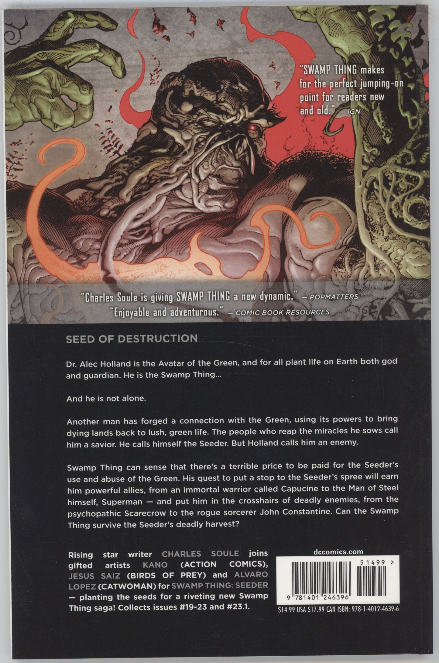 Swamp Thing Seeder 4 TPB DC 2013 NM New 52 19 20 21 22 23 23.1
