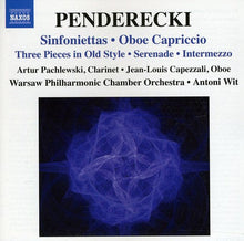 Antoni Wit - 3 Pieces in the Old Style & Serenade for Strings Music CD
