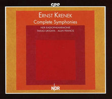 the album cover for Krenek / Nrd Radiophilharmonie Hannover / Francis - Complete Symphonies