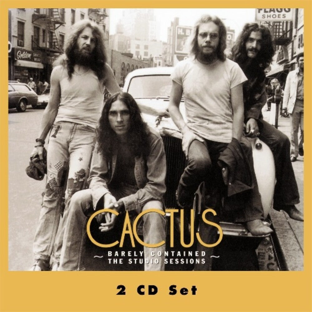 the album cover for Cactus - Barely Contained: Studio Sessions
