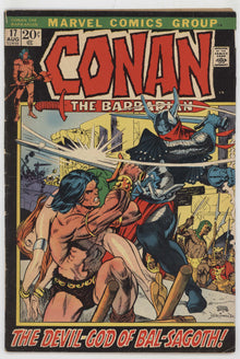 Conan The Barbarian 17 Marvel 1972 VG Gil Kane Bal Sagoth GGA