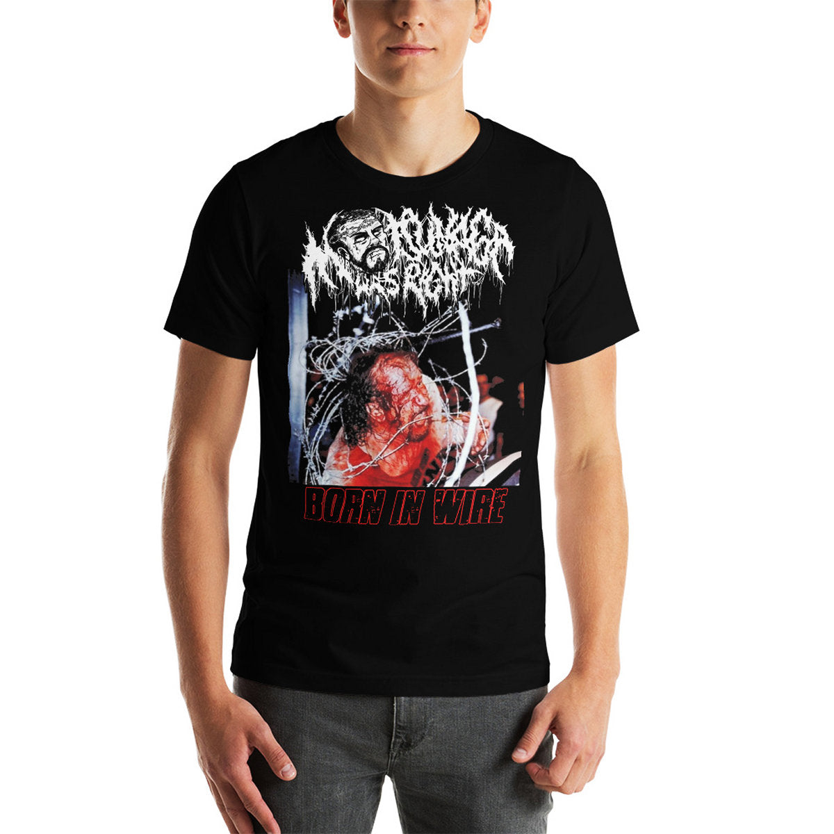 MATSUNAGA WAS RIGHT - Born In Wire T-Shirt