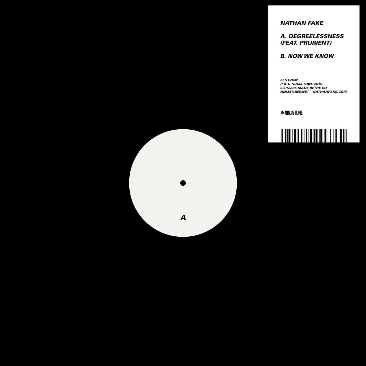 DEGREELESSNESS feat. Prurient b/w Now We Know [Vinyl]