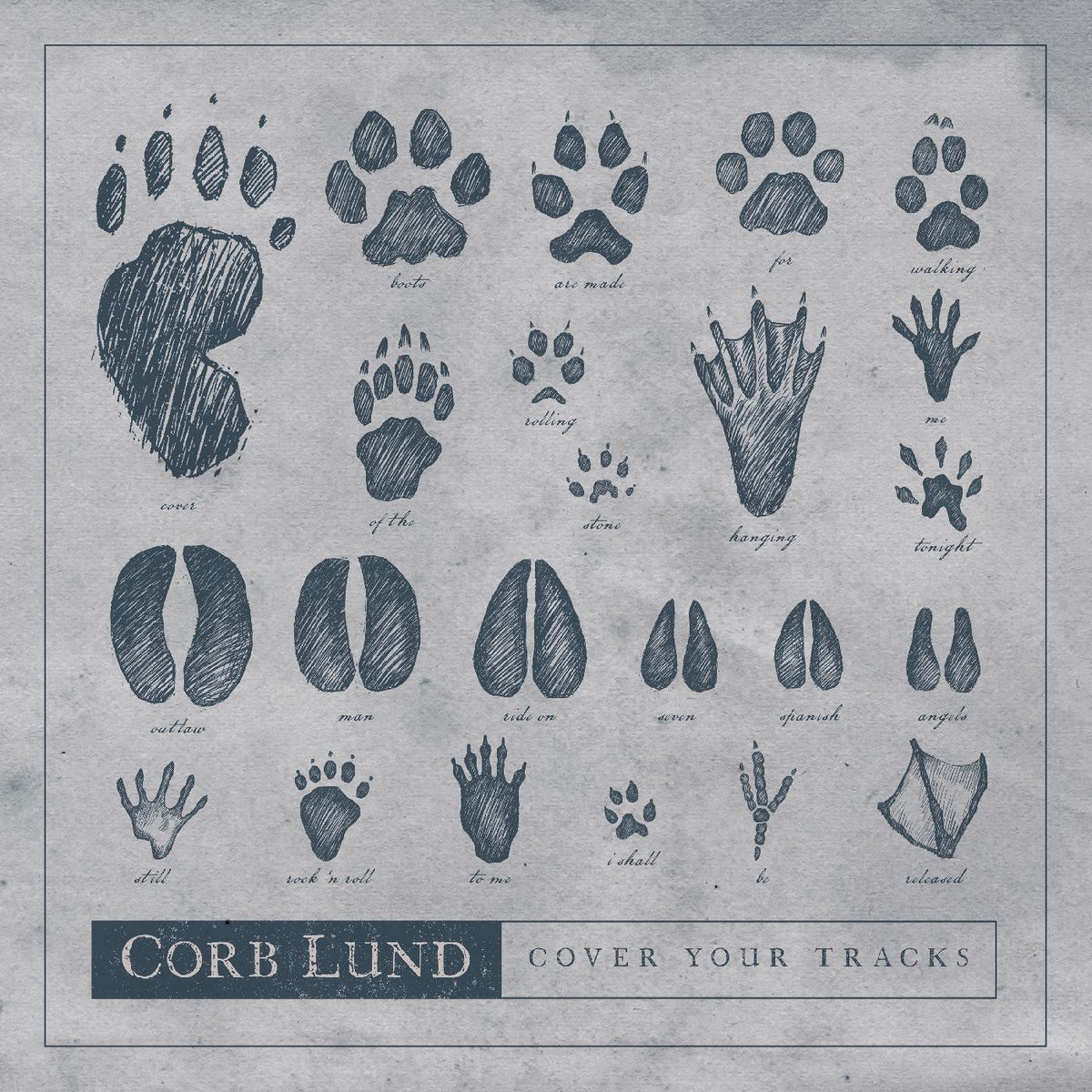 Corb Lund - Cover Your Tracks EP (INDIE EXCLUSIVE, BLUE VINYL) [Vinyl]