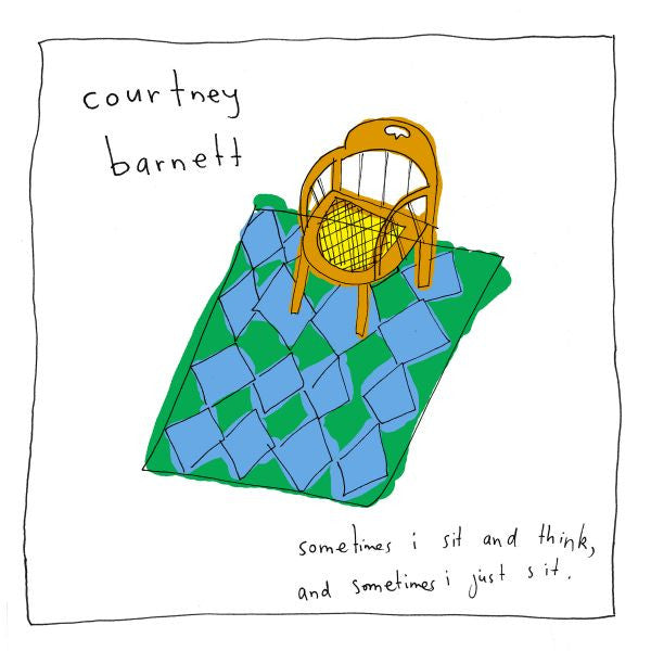 Courtney Barnett - Sometimes I Sit and Think, and Sometimes I Just Sit (CLEAR W/ RED & YELLOW SPLATTER VINYL) [Vinyl]