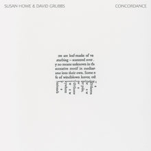 Howe, Susan & David Grubbs - Concordance [Vinyl]