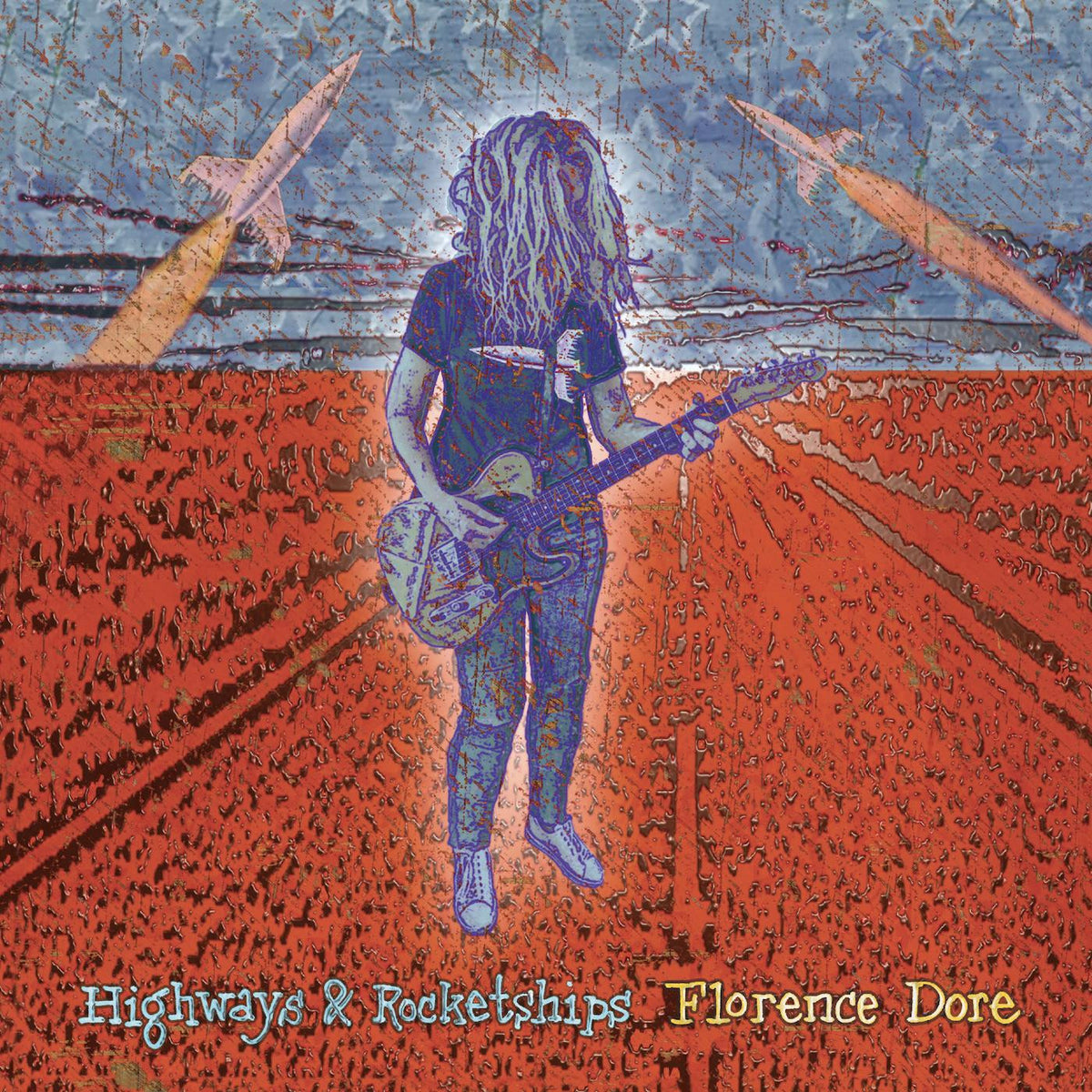 Florence Dore - Highways & Rocketships (INDIE EXCLUSIVE, CLEAR BLUE VINYL) [Vinyl]