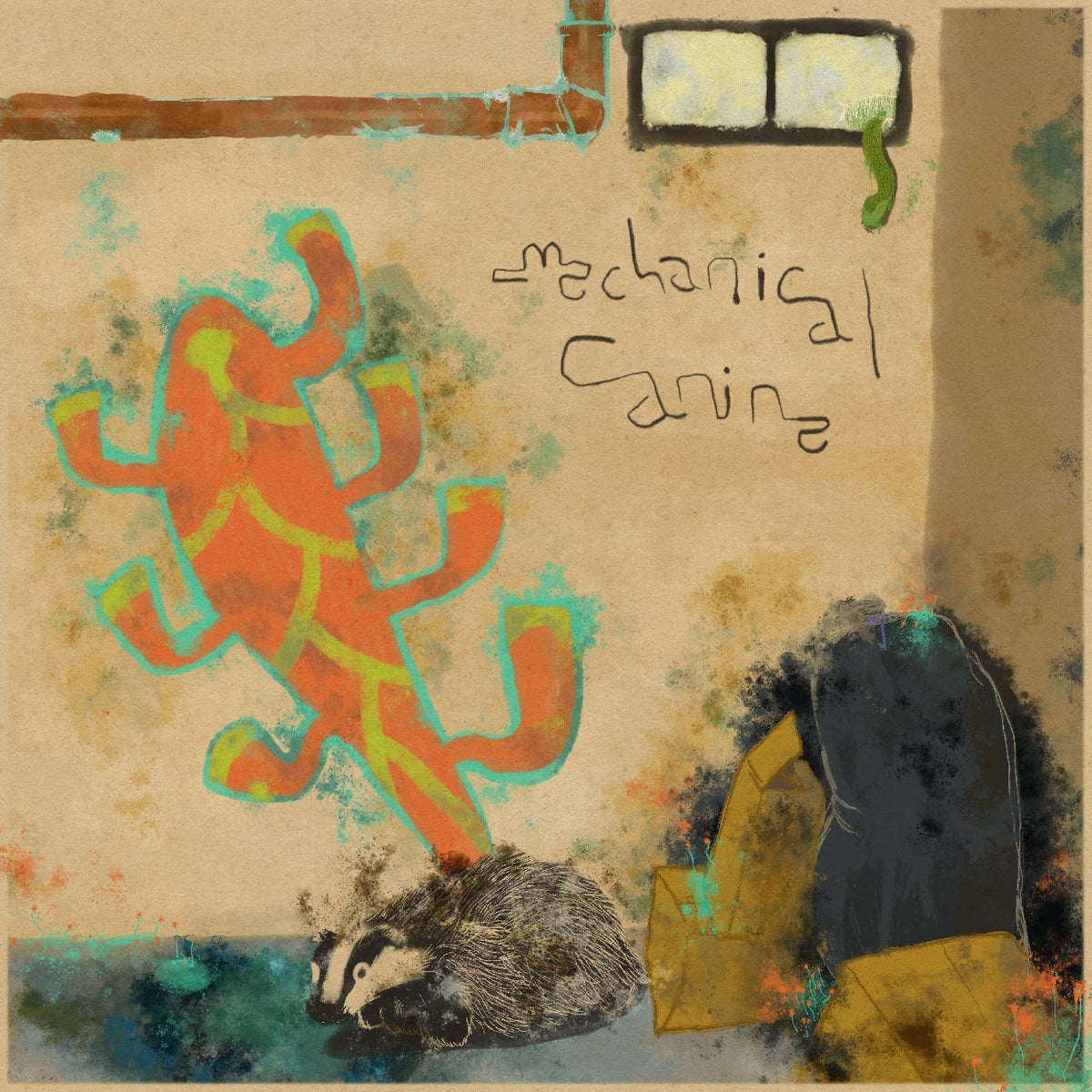 Mechanical Canine - Walls Covered in Mildew (INDIE EXCLUSIVE, COKE BOTTLE CLEAR VINYL) [Vinyl]