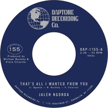Jalen Ngonda - That's All I Wanted from You b/w So Glad I Found You [Vinyl]