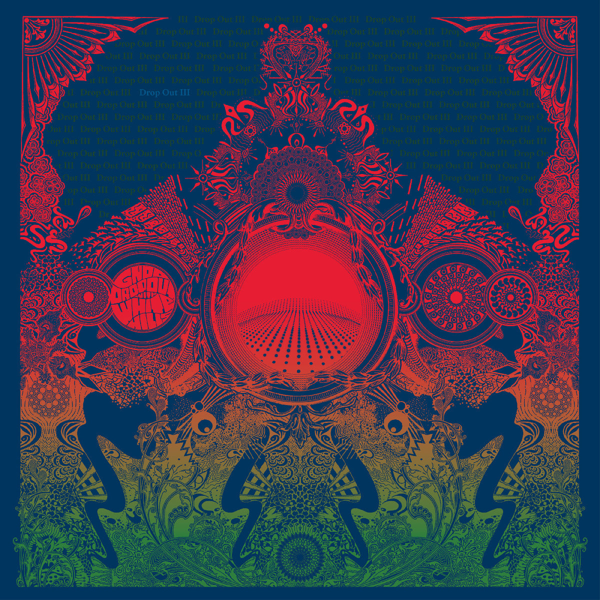 Gnod & White Hills - Drop Out III (INDIE EXCLUSIVE, OPAQUE ORANGE VINYL) [Vinyl]