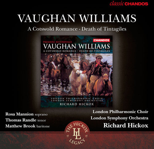 the album cover for Richard Hickox - Cotswold Romance / Death of Tintagiles