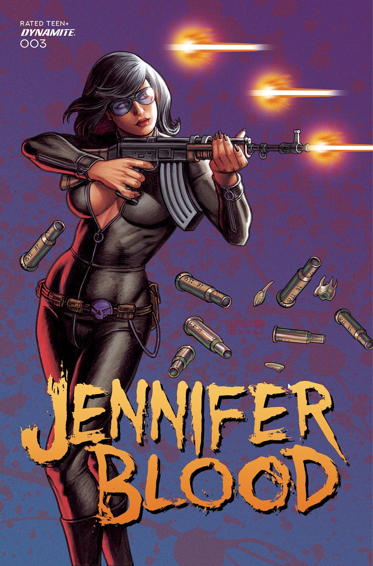 Jennifer Blood #3 B Joseph Michael Linsner Variant GGA (Mr) (12/01/2021) Dynamite