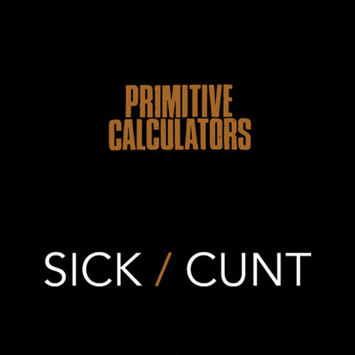 the album cover for Primitive Calculators - Sick/Cunt