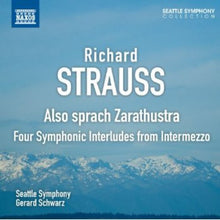 the album cover for Gerard Schwarz - Also Sprach Zarathustra