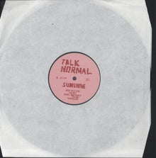 the album cover for Talk Normal - Sunshine