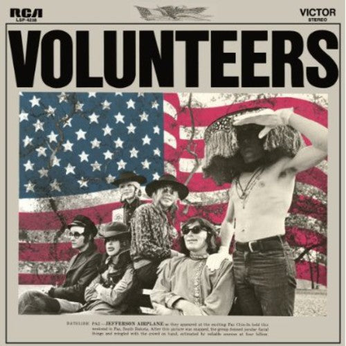 the album cover for Jefferson Airplane - Volunteers [Import LP]